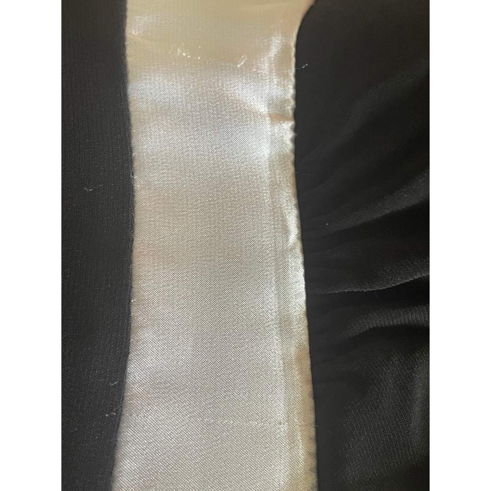 Vintage 90s Y2K Taboo Black & White Spaghetti Strap V Neck Mini Dress Size M - Picture 9 of 9